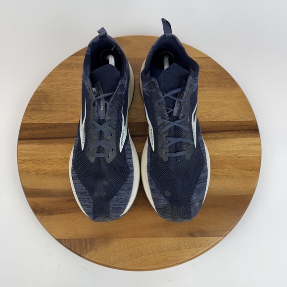 Mens Brooks Levitate 4 Blue Knit Athletic Running Sneakers Shoes Size 13 D GUC - Picture 4 of 9